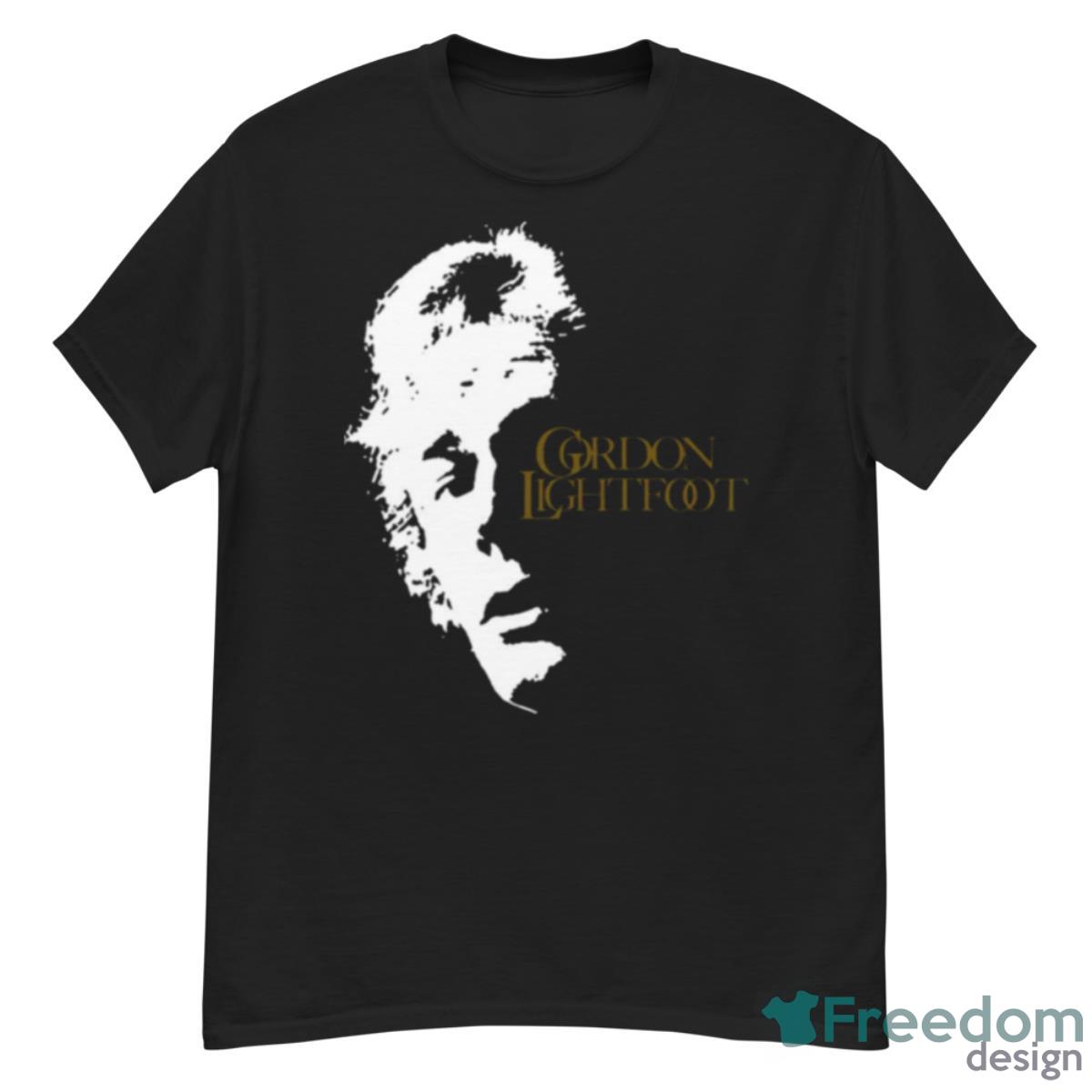 Black And White Gordon Lightfoot Silhouette Shirt - G500 Men’s Classic T-Shirt