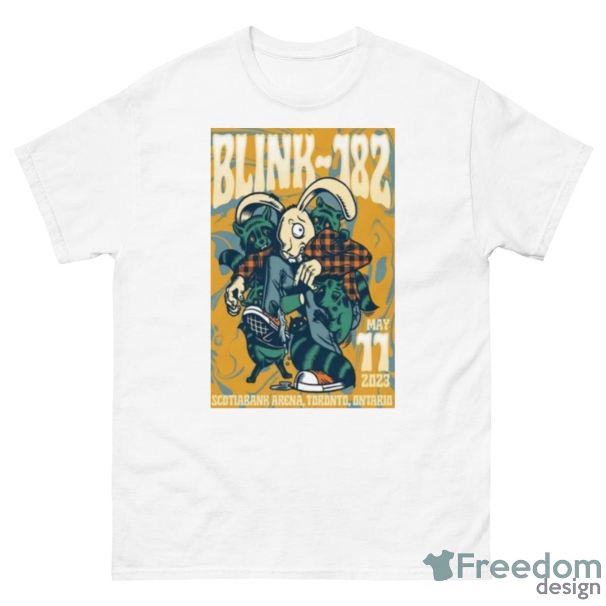 Blink 182 May 11 2023 Toronto ON Scotiabank Arena Shirt - 500 Men’s Classic Tee Gildan