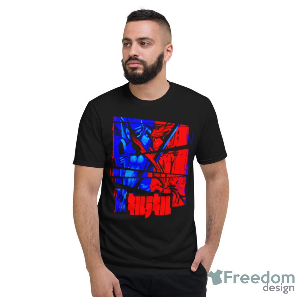 Blue Red Satsuki Vs Ryuko Kill La Kill Shirt - Short Sleeve T-Shirt