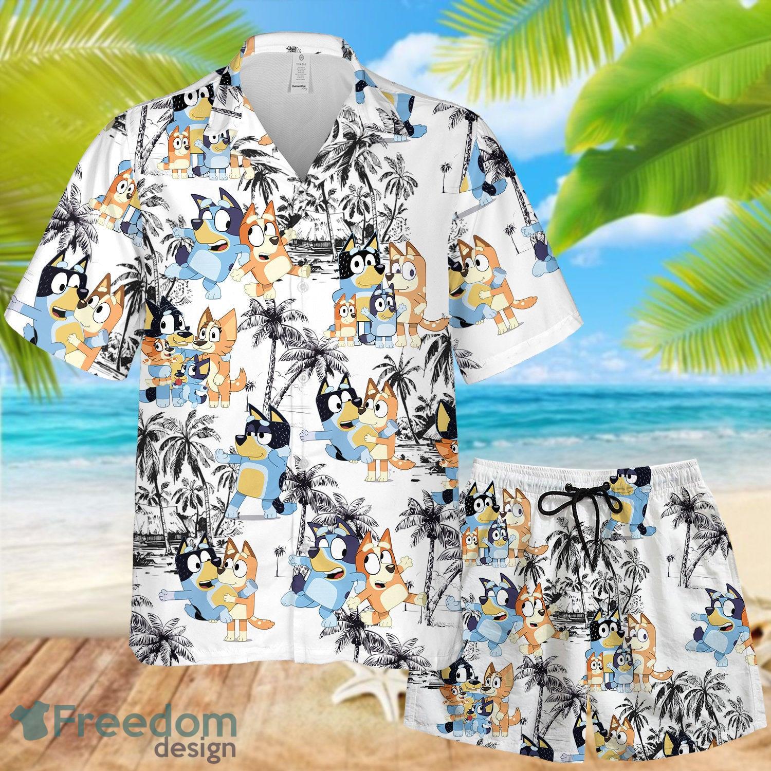 BlueyDad Shirt, BlueyDad Dad Shirt, BlueyDad Hawaiian Shirt Product Photo 1