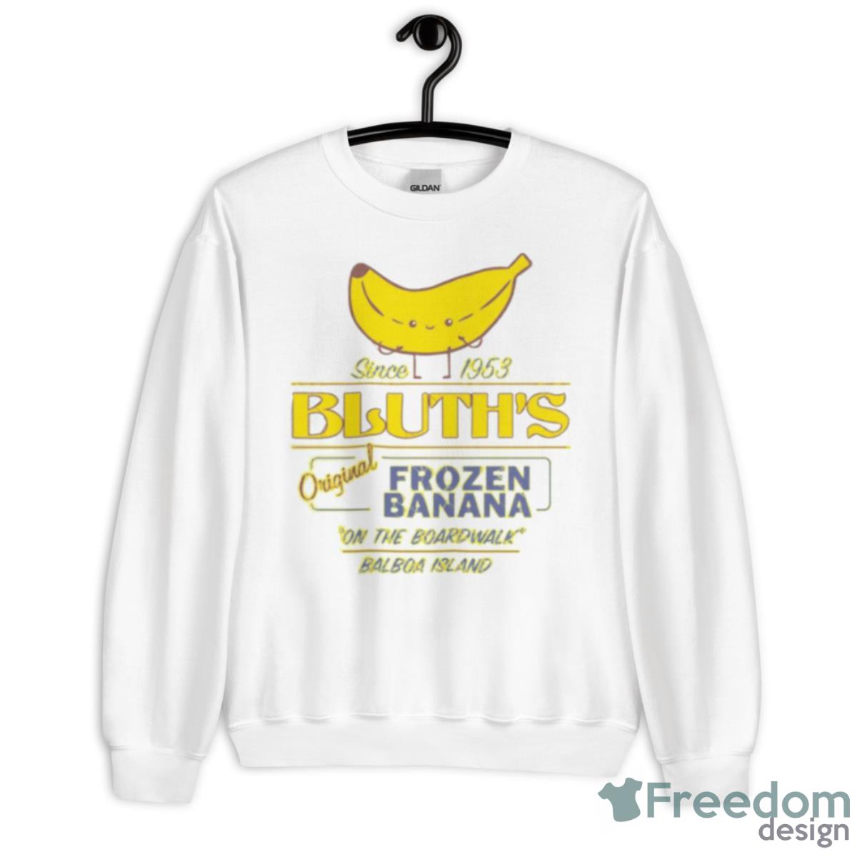 Bluth’s Original Frozen Banana Arrested Development Shirt - Unisex Heavy Blend Crewneck Sweatshirt