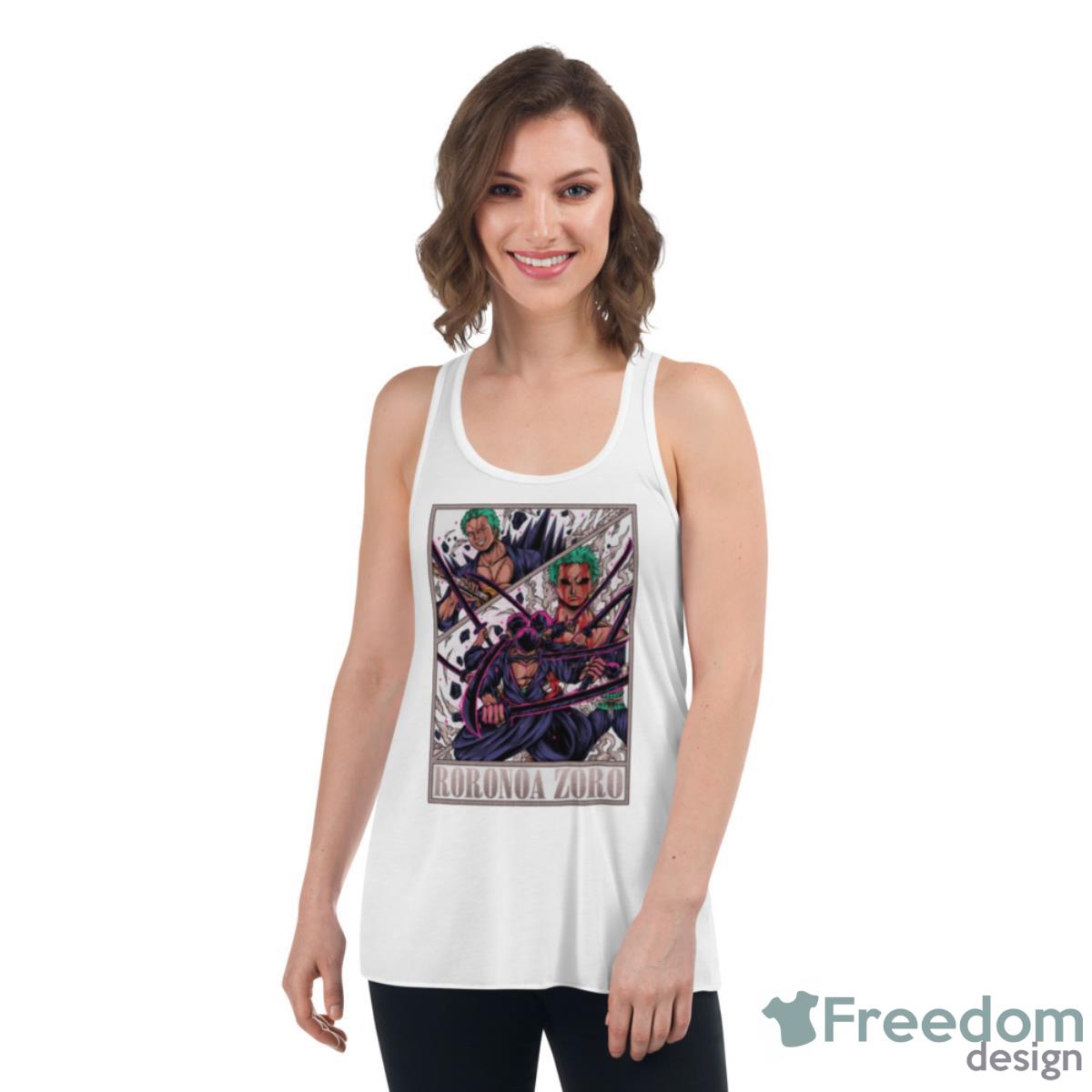 Born In The East Blue Roronoa Zoro One Piece Shirt - Womens Flowy Racerback Tank Born In The East Blue Roronoa Zoro One Piece Shirt - Womens Flowy Racerback Tank