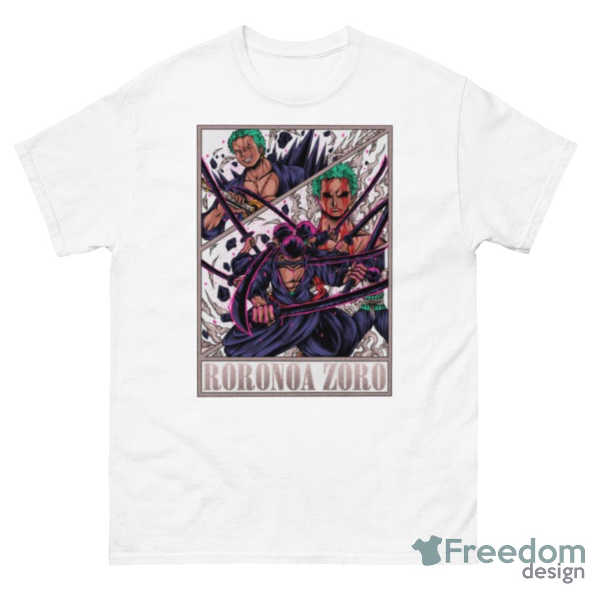 Born In The East Blue Roronoa Zoro One Piece Shirt - 500 Men’s Classic Tee Gildan