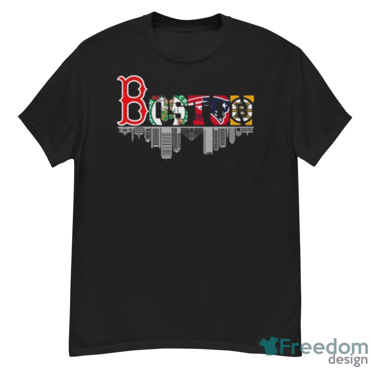 Boston All Team Sports City Skyline Shirt - G500 Men’s Classic T-Shirt