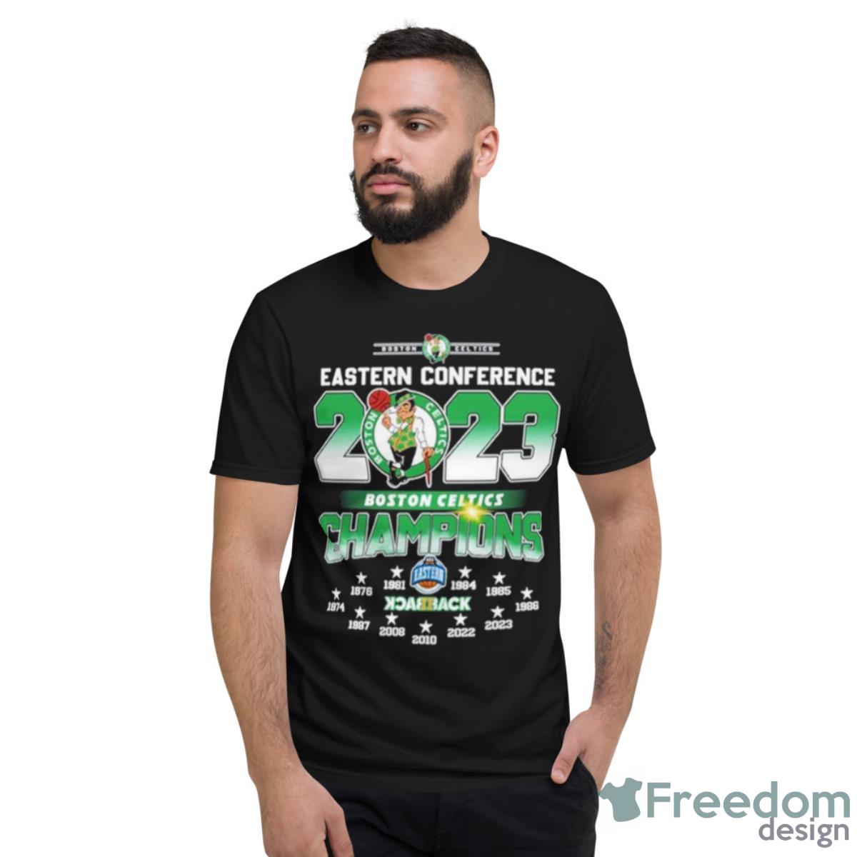 Boston Celtics 11x Eastern Conference Champions 1974 2023 Shirt - Short Sleeve T-Shirt