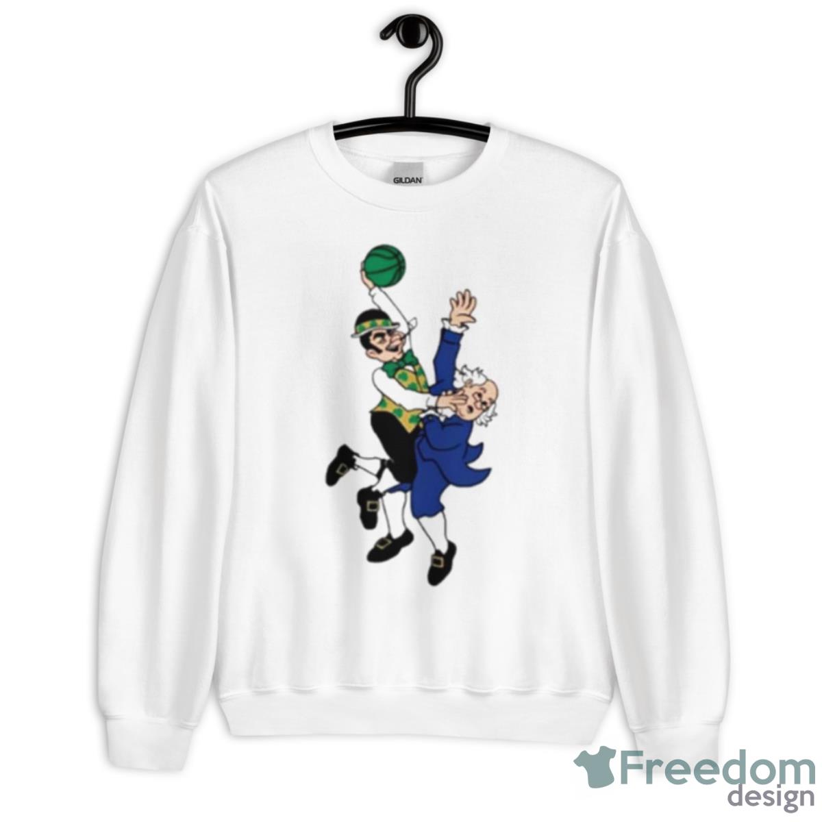 Boston Celtics Bos Dunk Shirt - Unisex Heavy Blend Crewneck Sweatshirt