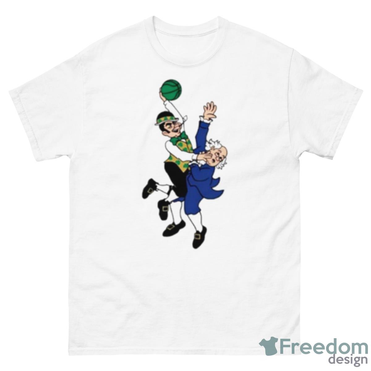 Boston Celtics Bos Dunk Shirt - 500 Men’s Classic Tee Gildan