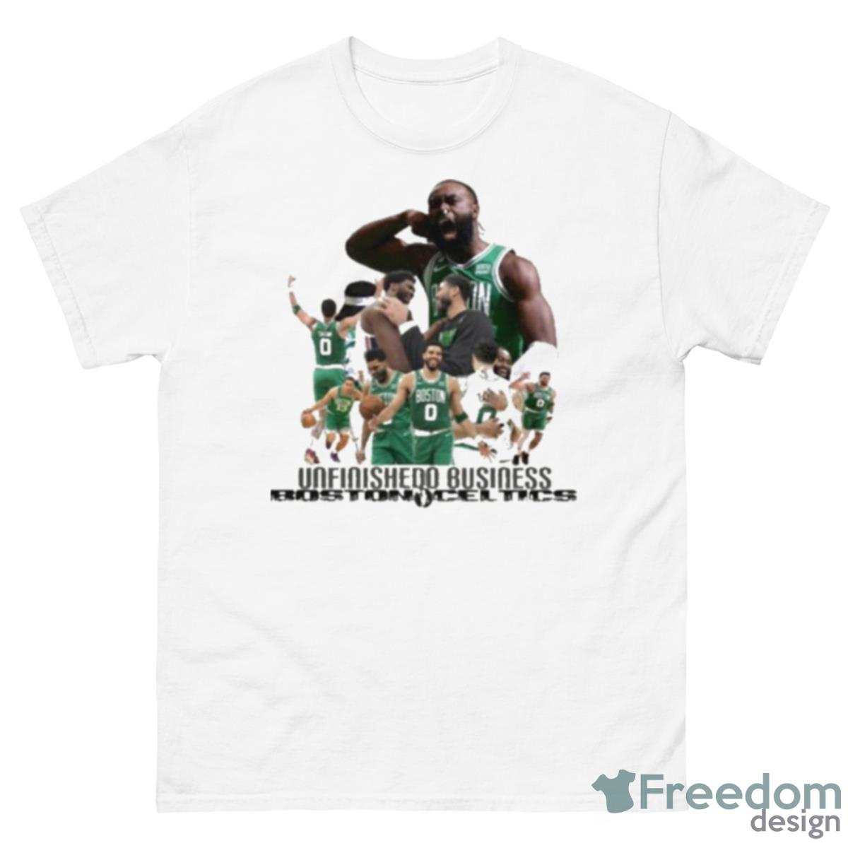 Boston Celtics Teams Unfinishedo Business Shirt - 500 Men’s Classic Tee Gildan