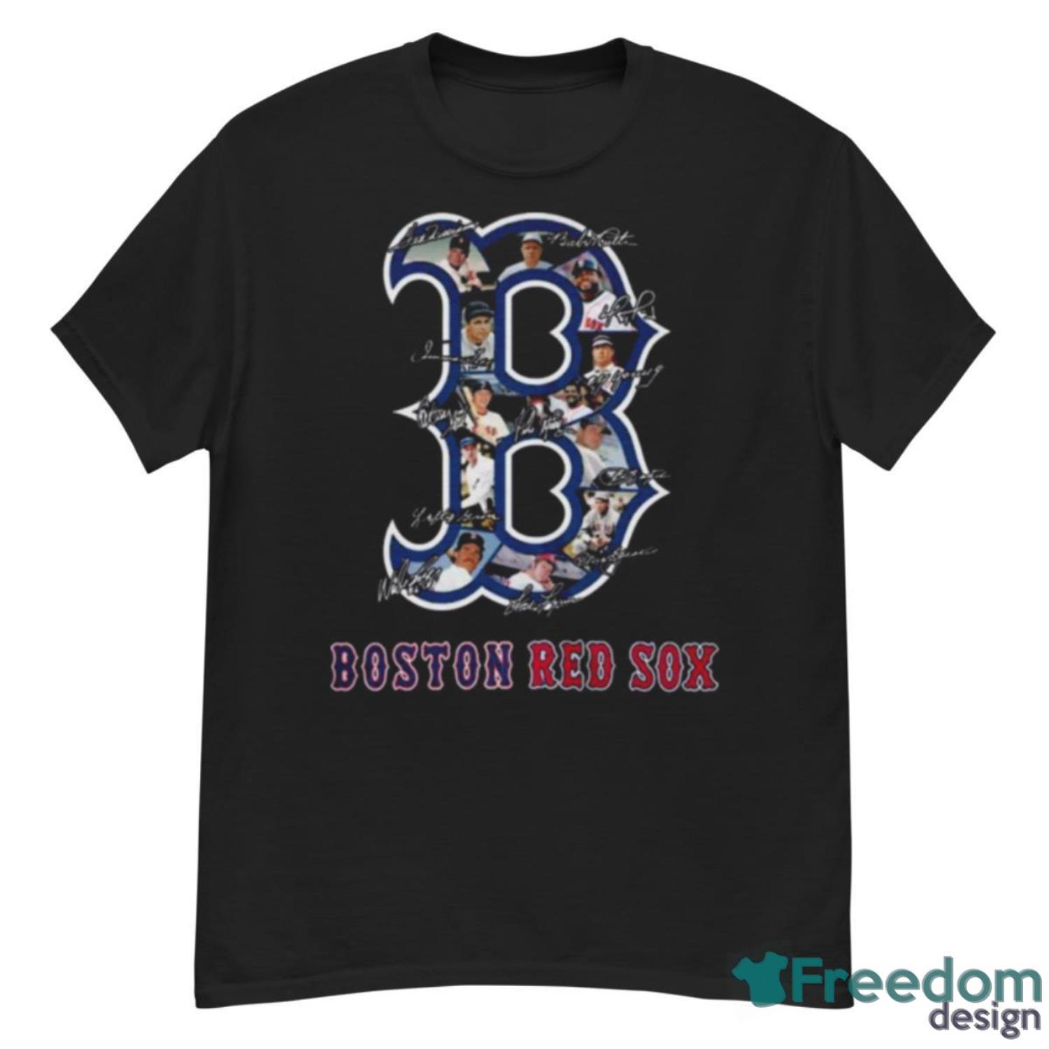 Boston Red Sox Team Baseball 2023 Signatures Shirt - Freedomdesign