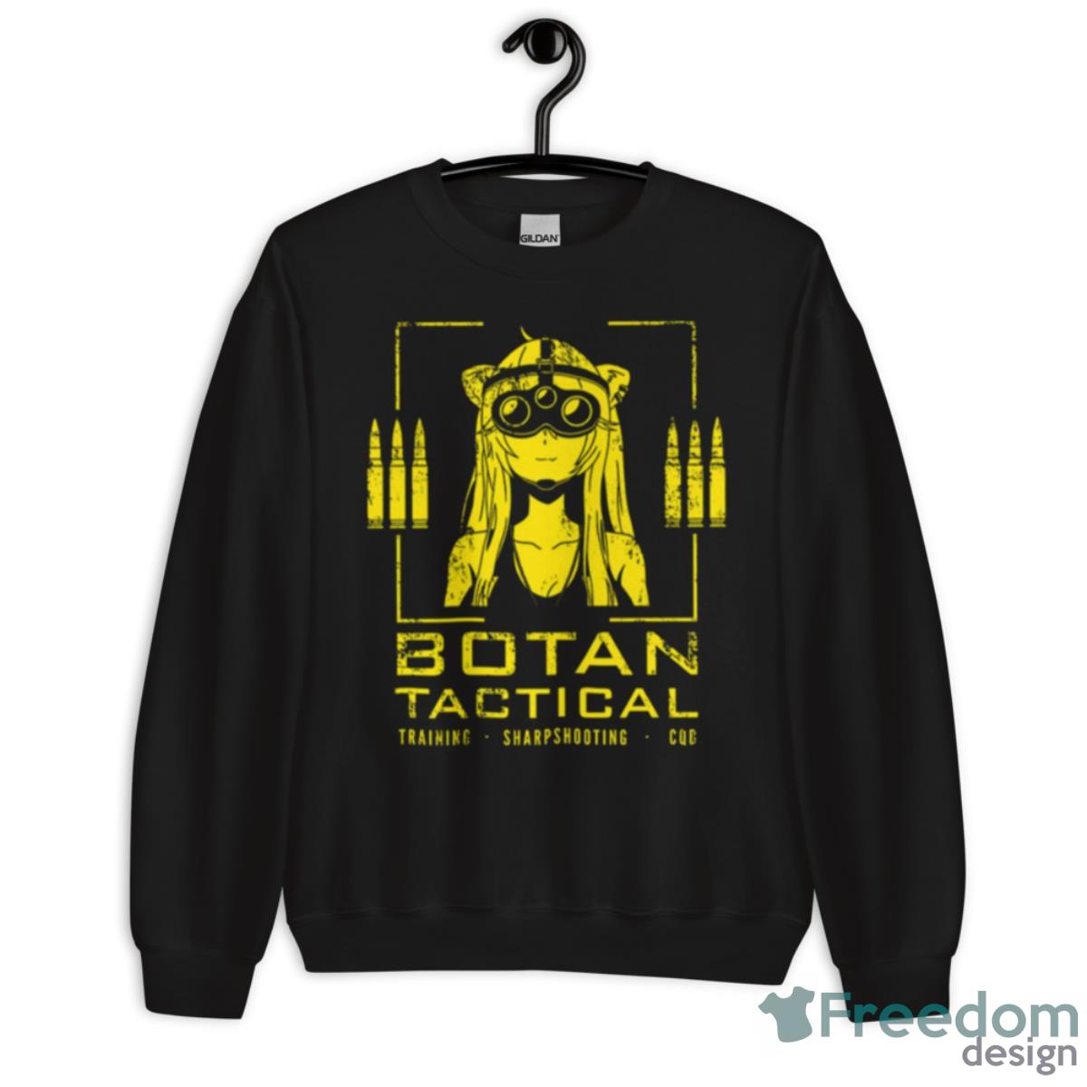 Botan Tactical Yellow Hololive Shirt - Unisex Crewneck Sweatshirt Botan Tactical Yellow Hololive Shirt - Unisex Crewneck Sweatshirt