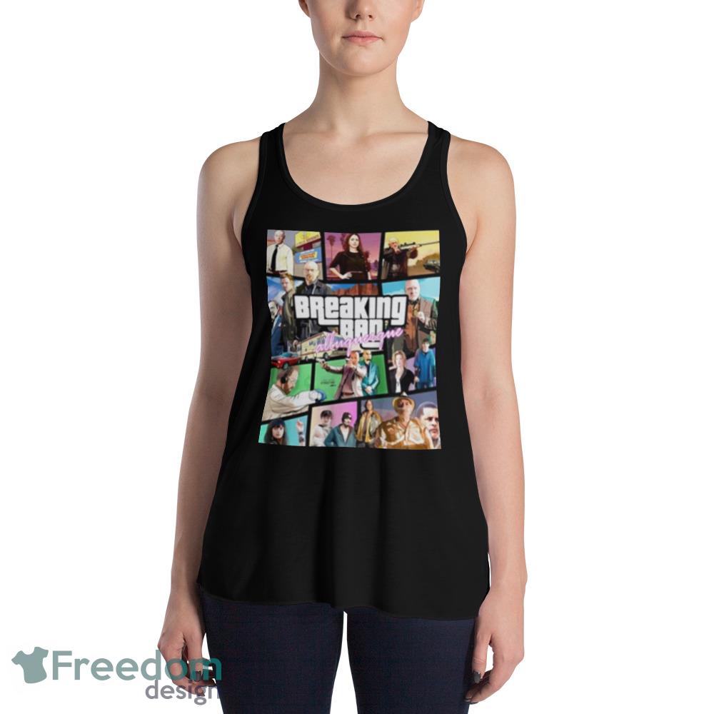 Breaking Bad Albuquerque Custom GTA art shirt - 8800 Womens Flowy Racerback Tank Breaking Bad Albuquerque Custom GTA art shirt - 8800 Womens Flowy Racerback Tank