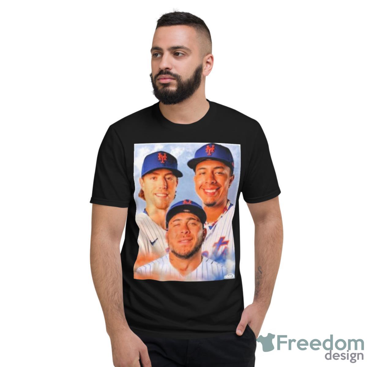 Brett Baty Francisco Álvarez And Mark Vientos New York Mets Shirt - Short Sleeve T-Shirt