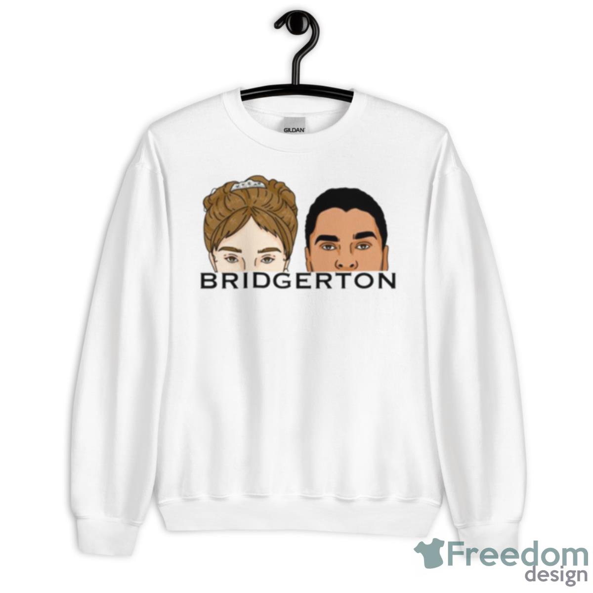 Bridgerton S1 Minimalistic Faces Shirt - Unisex Heavy Blend Crewneck Sweatshirt