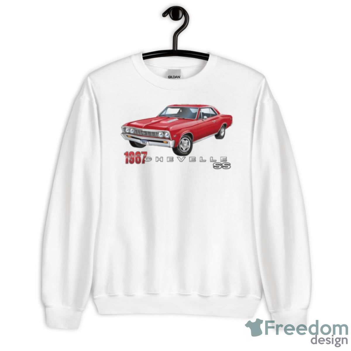 Bright Red 1967 Chevelle Super Sport Shirt - Unisex Heavy Blend Crewneck Sweatshirt