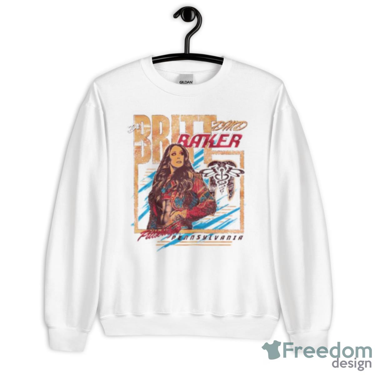 Britt Baker Retro Shirt - Unisex Heavy Blend Crewneck Sweatshirt