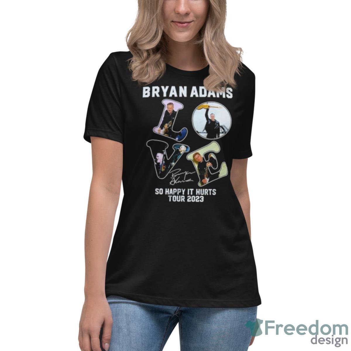 Bryan Adams Tour 2023 T-Shirt, So Happy Hurts Tour Shirt