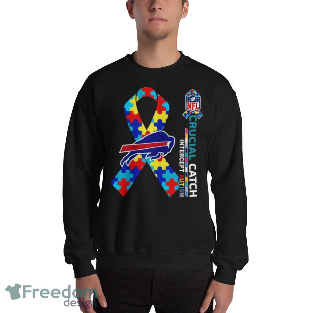 Buffalo Bills Crucial Catch Intercept Autism 2023 Graphics Shirt -  Freedomdesign