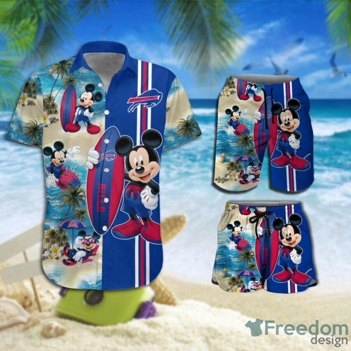 Buffalo Bills Mickey Custom Name Hawaiian Shirt - Freedomdesign