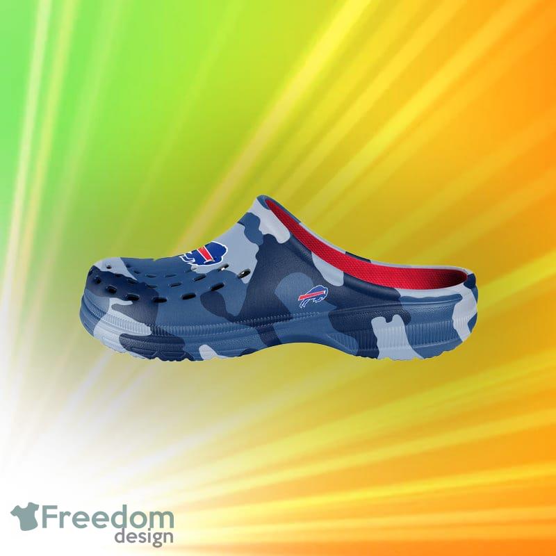 Buffalo Bills NFL For Men And Women Tonal Camo Clog Shoes - Freedomdesign