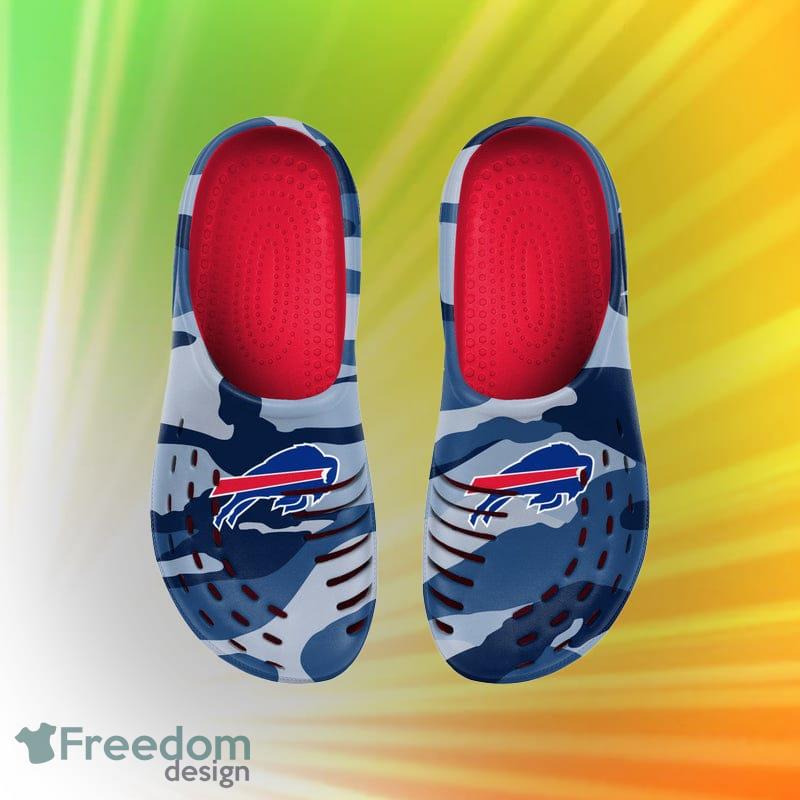 Buffalo Bills NFL For Men And Women Tonal Camo Clog Shoes - Freedomdesign