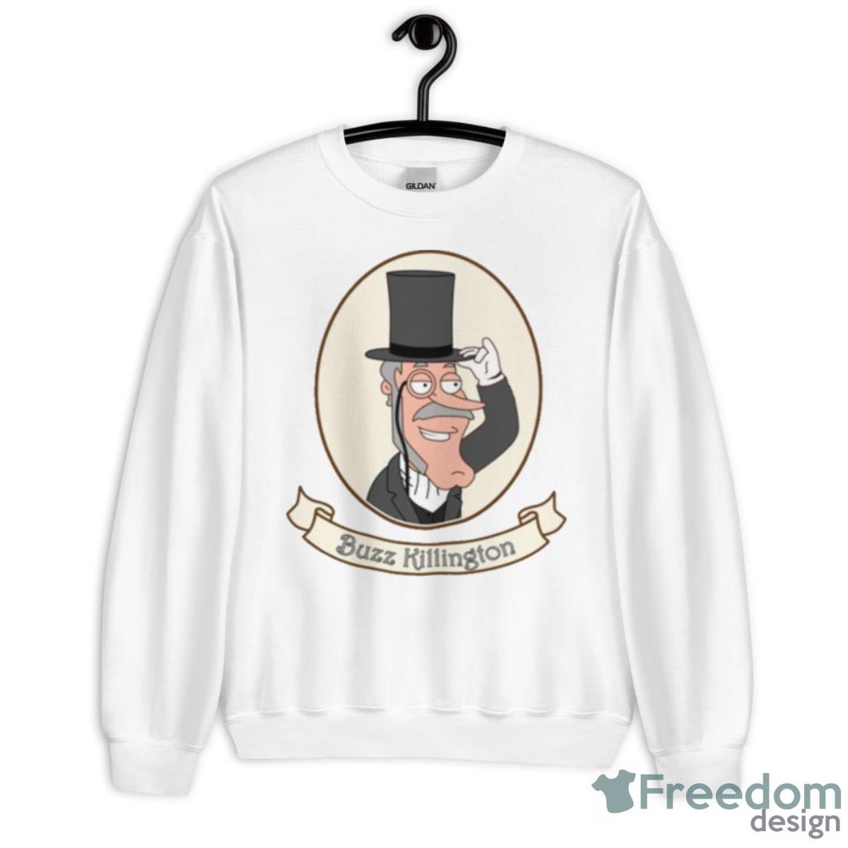 Buzz Killington Portrait Family Guy Shirt - Unisex Heavy Blend Crewneck Sweatshirt