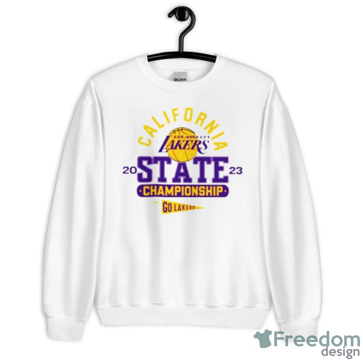 California Los Angeles Lakers 2023 State Championship Shirt - Unisex Heavy Blend Crewneck Sweatshirt