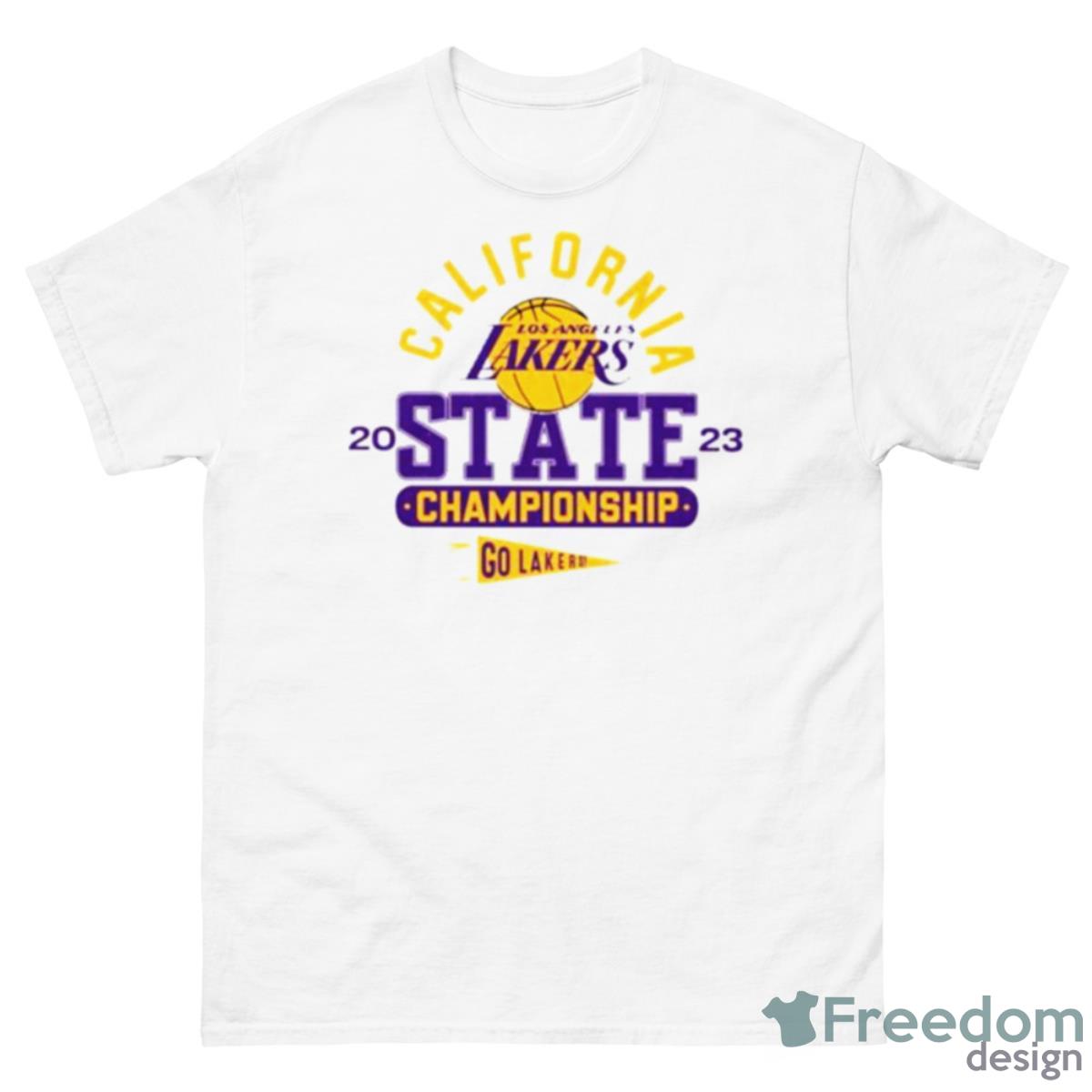 California Los Angeles Lakers 2023 State Championship Shirt - 500 Men’s Classic Tee Gildan