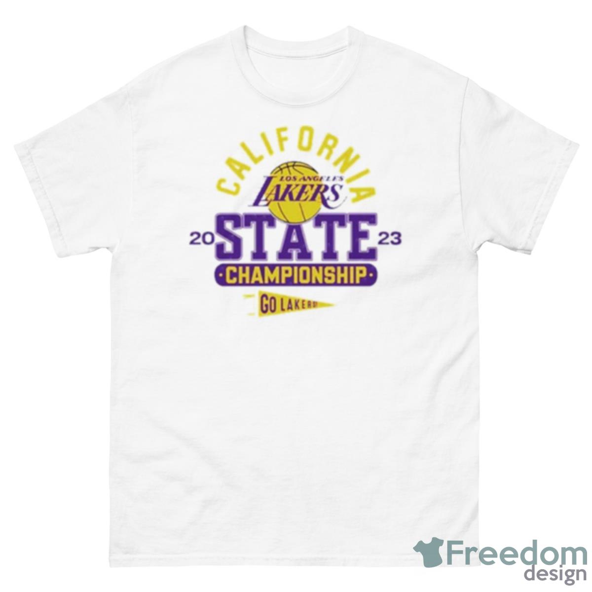 California Los Angeles Lakers State Championship Go Lakers 2023 Shirt - 500 Men’s Classic Tee Gildan