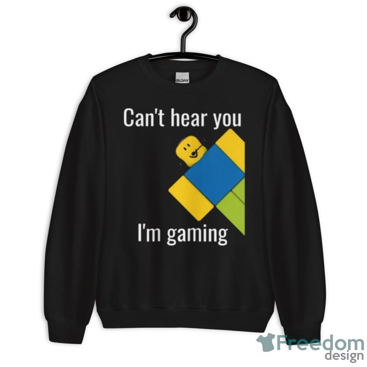 Can't Hear You I'm Gaming Roblox Roblox Noob Roblox Kids Gaming Youth  Unisex T-Shirt – Teepital – Everyday New Aesthetic Designs