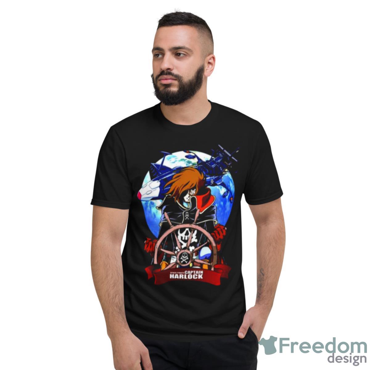 Captain Harlock Space Pirate Captain Harlock Shirt - Short Sleeve T-Shirt