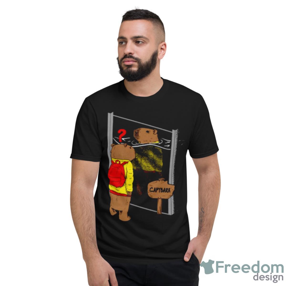 Capybara Reflection Shirt - Short Sleeve T-Shirt