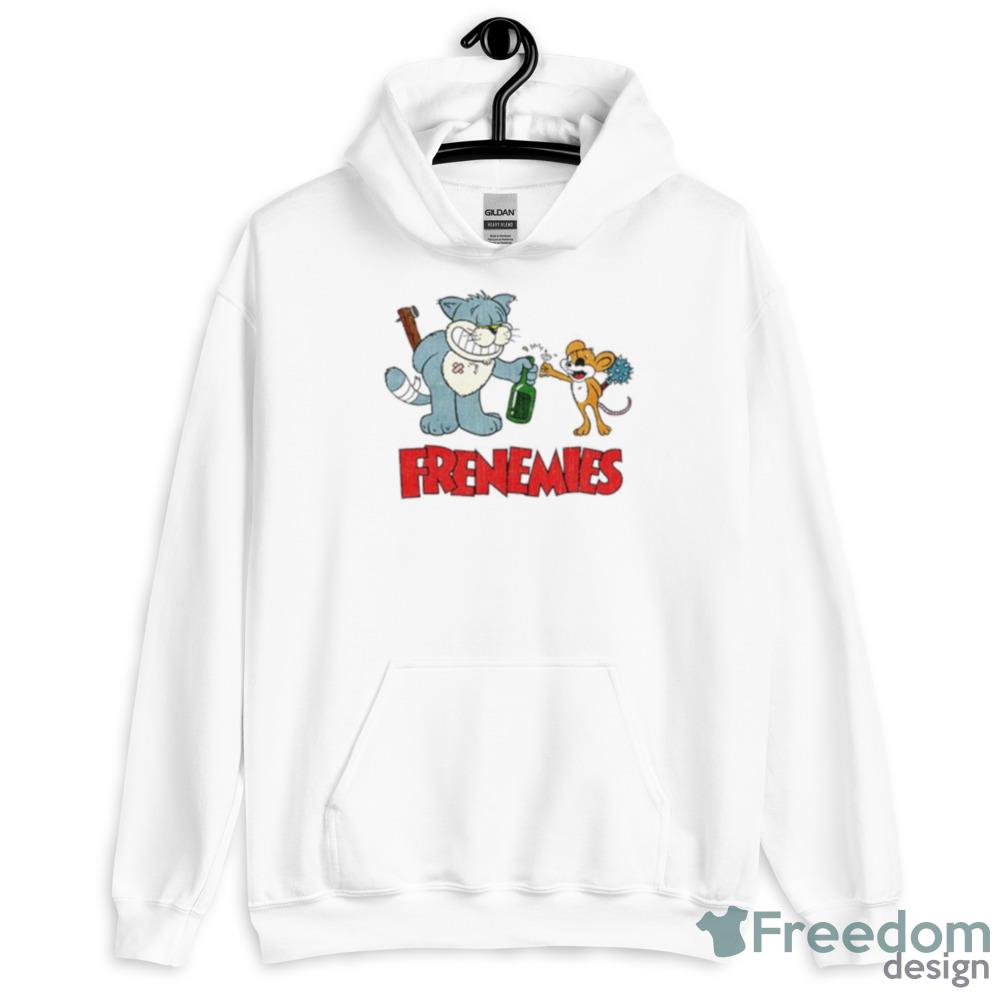 Cat And Rat Frenemies Shirt - Unisex Heavy Blend Crewneck Sweatshirt