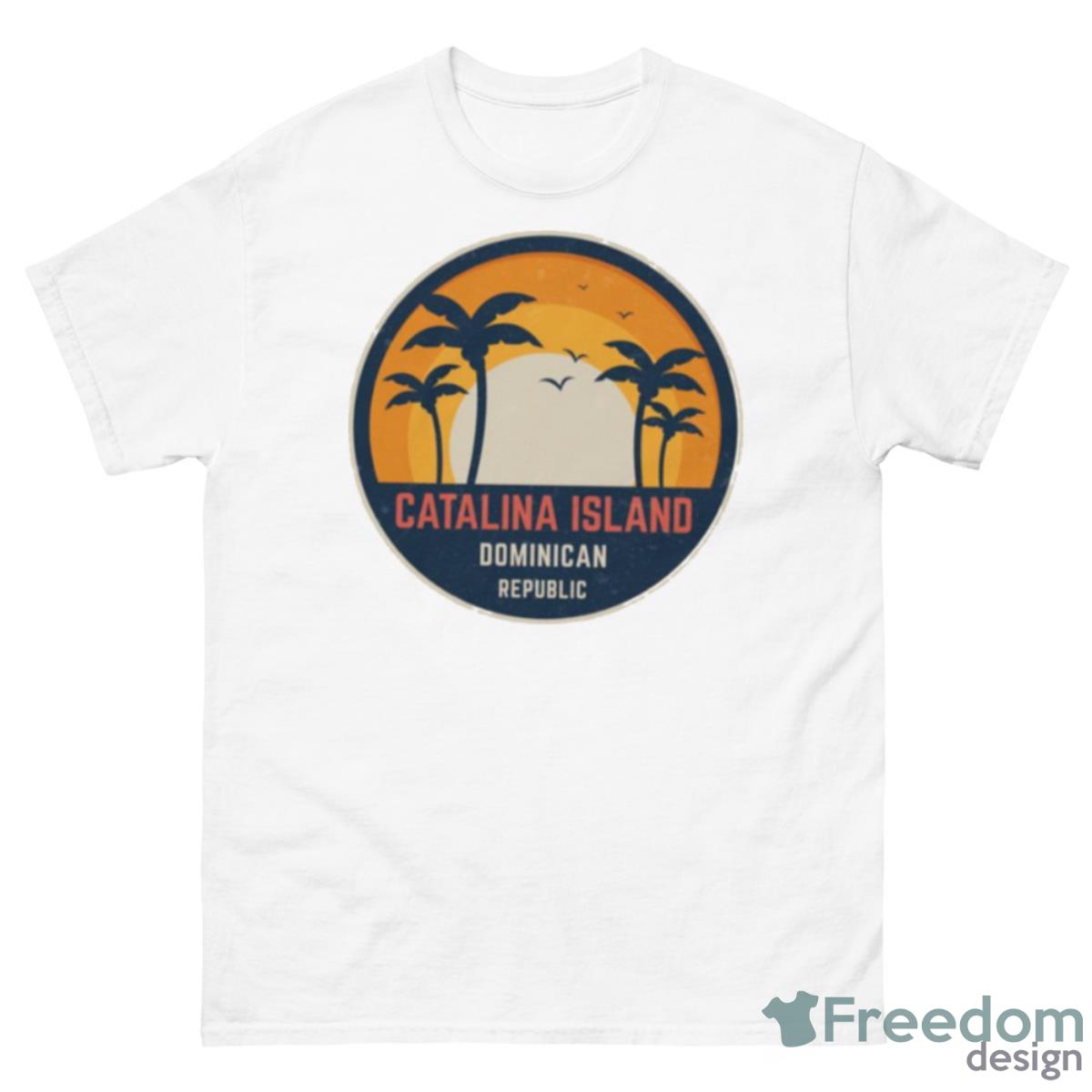 Catalina Island Dominican Republic Shirt - 500 Men’s Classic Tee Gildan