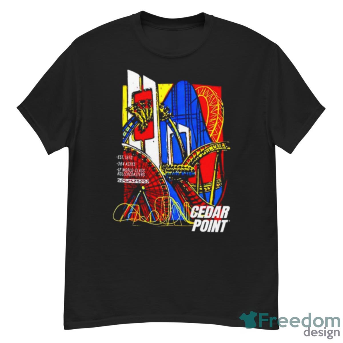 Cedar Point Stamp America’s Roller Coast Shirt - G500 Men’s Classic T-Shirt