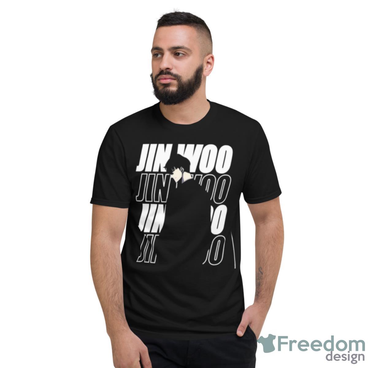 Character Coat Black Sung Jinwoo Anime Shirt - Short Sleeve T-Shirt