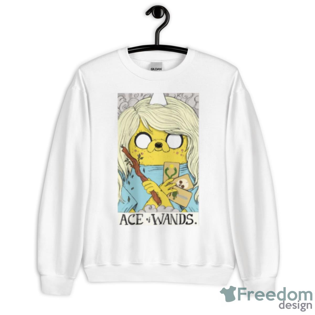 Charlie As Ace Of Wands Tarot Shirt - Unisex Heavy Blend Crewneck Sweatshirt