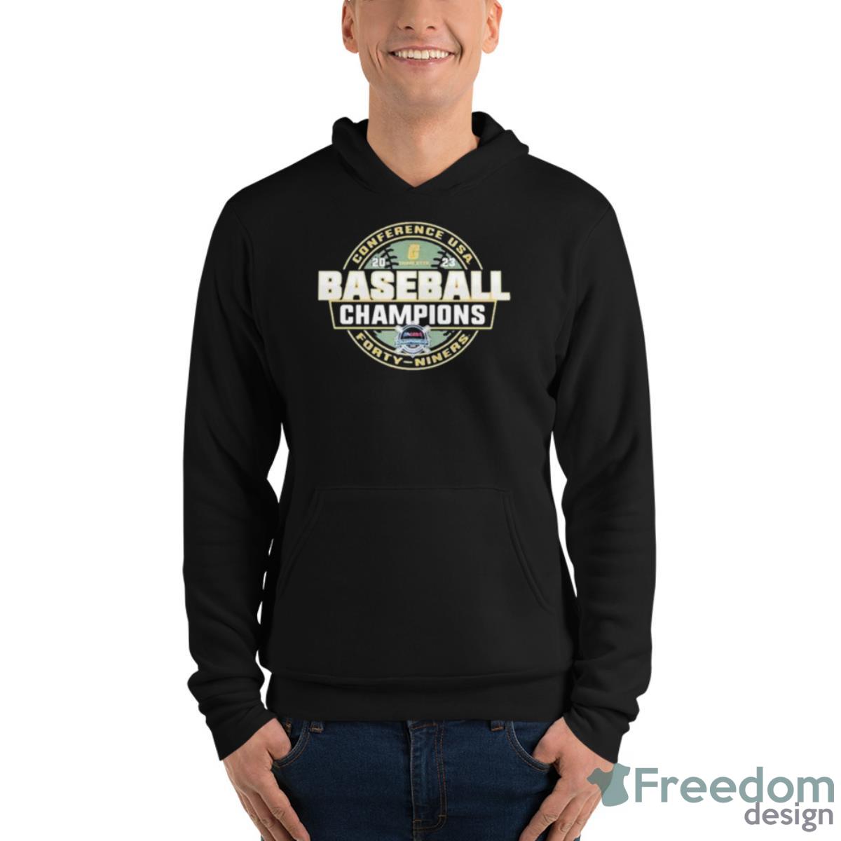 Charlotte 49ers 2023 C USA Baseball Conference Tournament Champions Shirt -  Freedomdesign