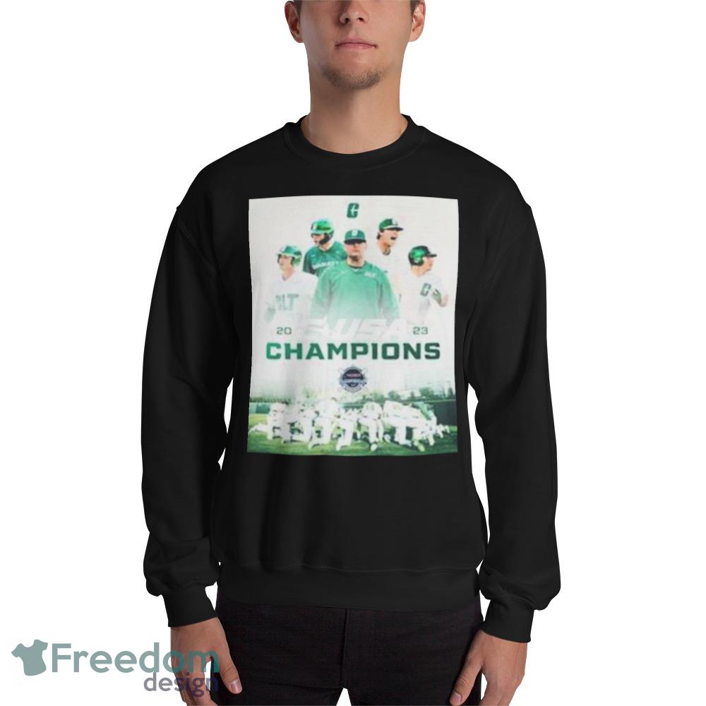 Men's Green Charlotte 49ers The Champ Crewneck Pullover Sweatshirt