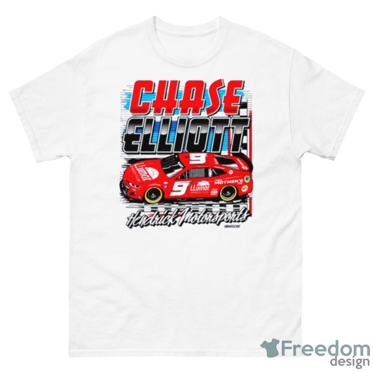 Chase Elliott Hendrick Motorsports Team Collection LLumar Finish Line 2023 Shirt - 500 Men’s Classic Tee Gildan