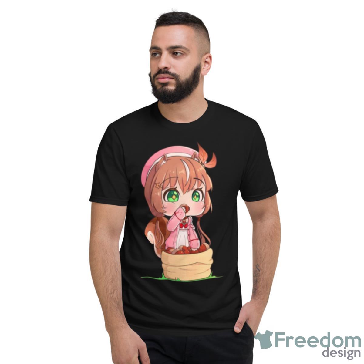 Chibi Ayunda Risu And Her Nuts Hololive Shirt - Short Sleeve T-Shirt