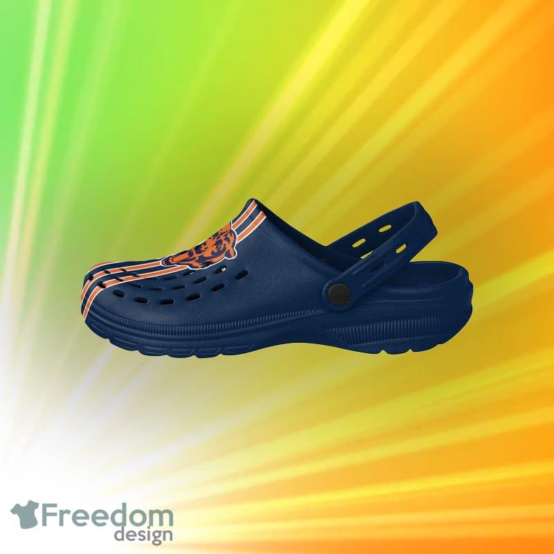 Chicago Bears NFL For Men And Women Team Stripe Clog With Strap Shoes - Chicago Bears NFL Mens Team Stripe Clog With Strap_2