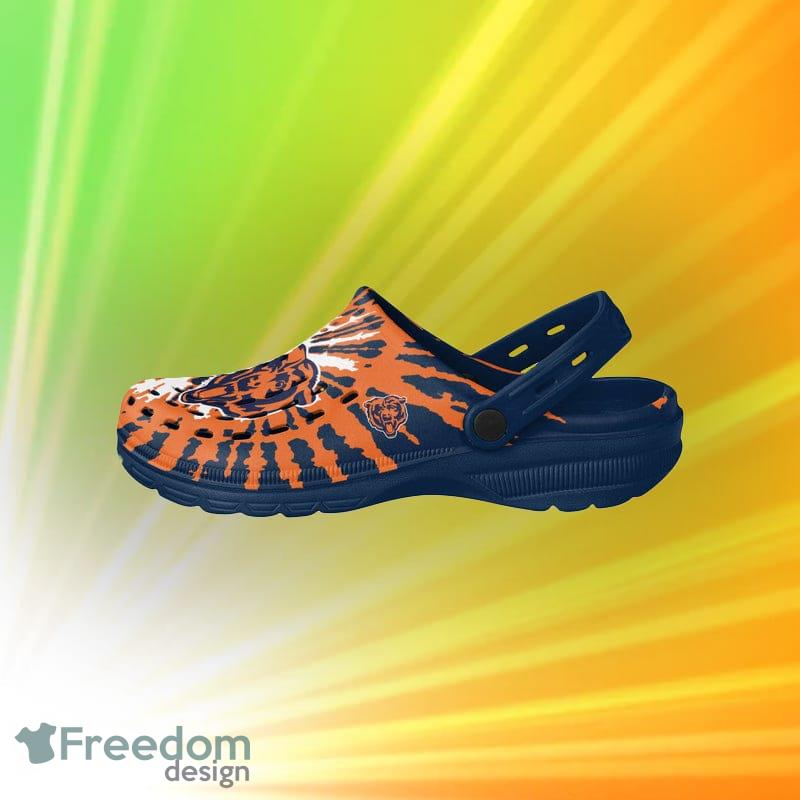 Chicago Bears NFL For Men And Women Tie-Dye Clog With Strap Shoes - Chicago Bears NFL Mens Tie-Dye Clog With Strap_2
