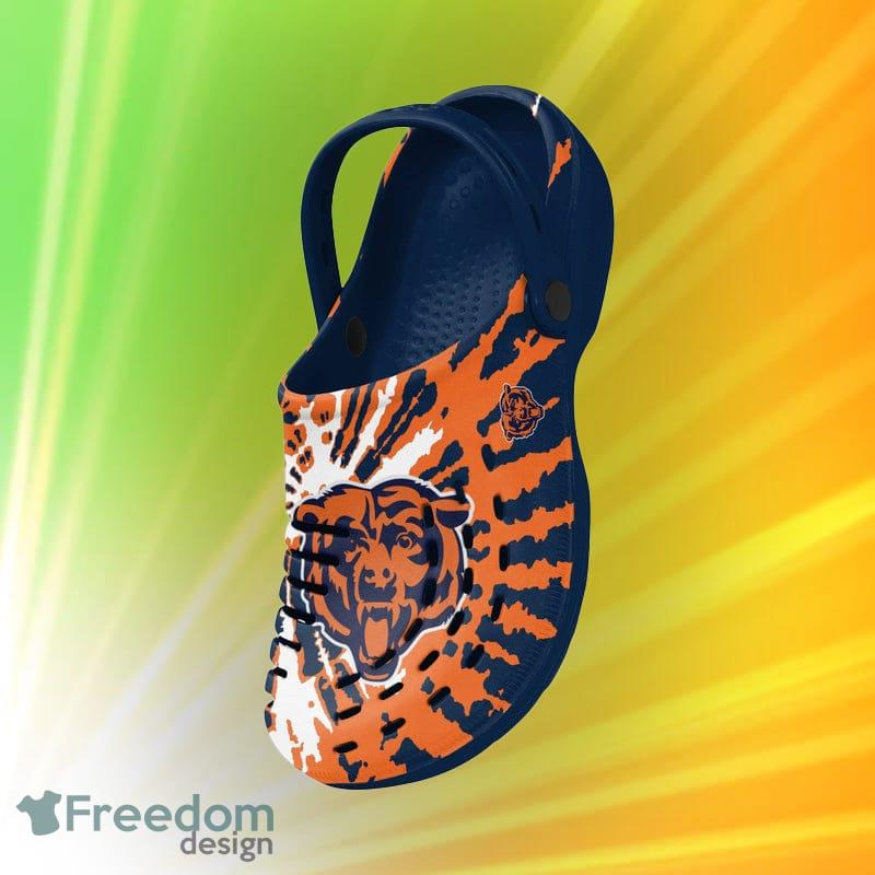 Chicago Bears NFL For Men And Women Tie Dye Clog With Strap Shoes image Chicago Bears NFL For Men And Women Tie-Dye Clog With Strap Shoes - Chicago Bears NFL Mens Tie-Dye Clog With Strap_3