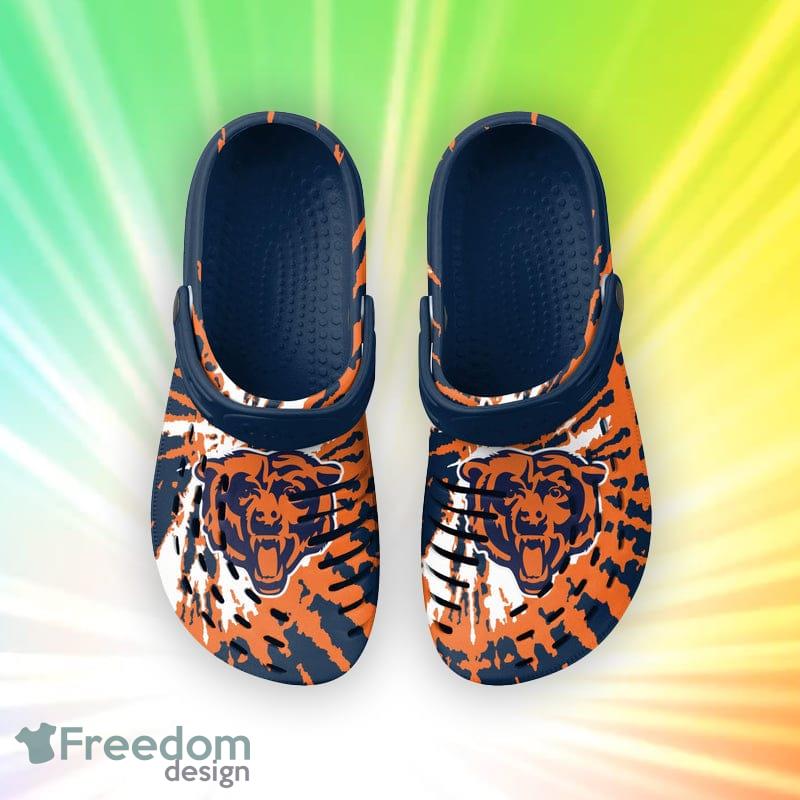 Chicago Bears NFL For Men And Women Tie-Dye Clog With Strap Shoes - Chicago Bears NFL Mens Tie-Dye Clog With Strap_4 Chicago Bears NFL For Men And Women Tie-Dye Clog With Strap Shoes - Chicago Bears NFL Mens Tie-Dye Clog With Strap_4