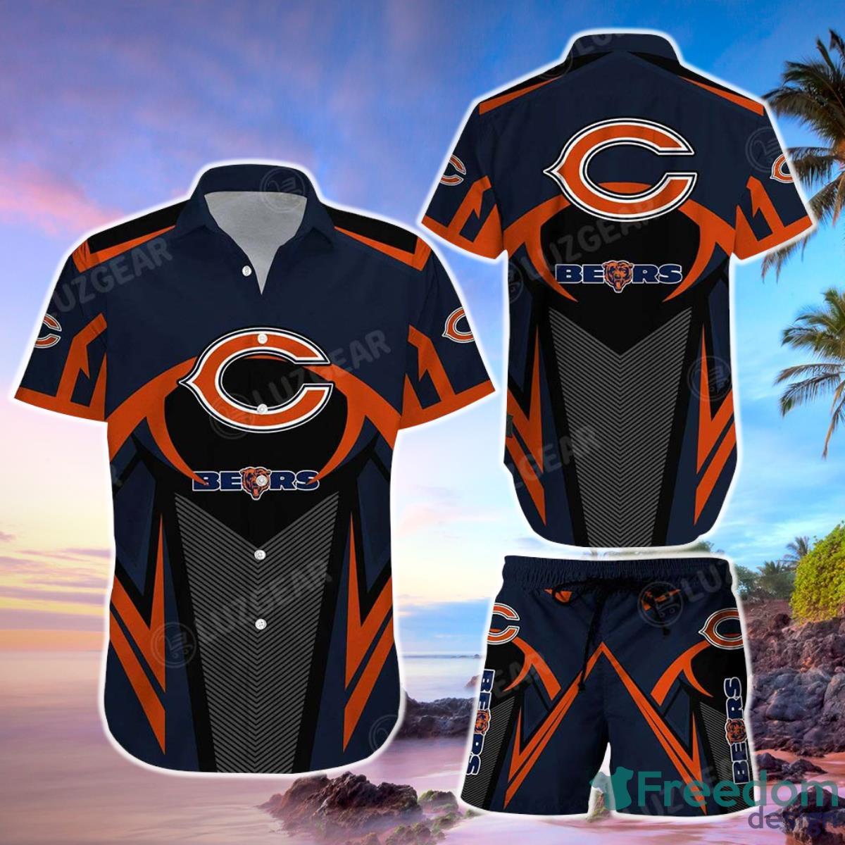 Chicago Bears Coolest Hawaiian Shorts Gift For Fans