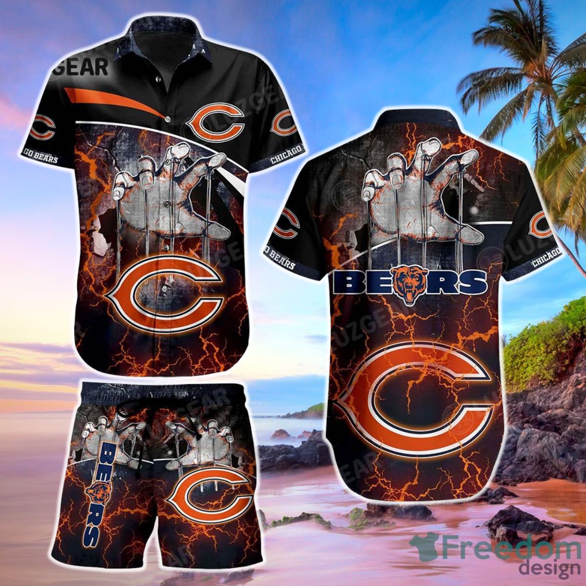 Chicago Bears NFL Hawaiian Shirt And Short Style Summer Product Photo 1