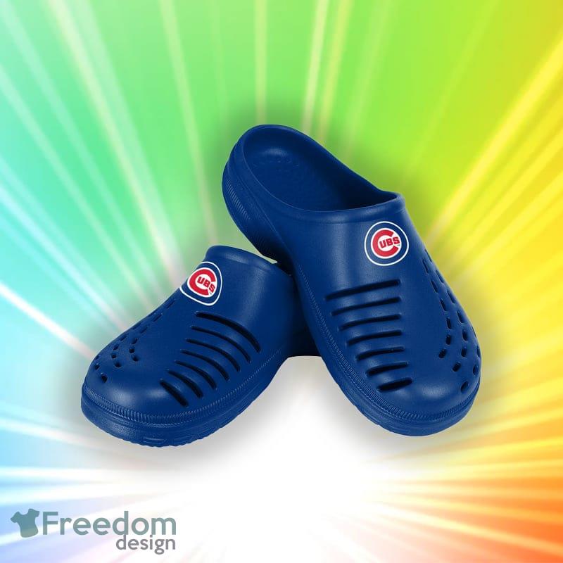 Chicago Cubs MLB For Men And Women Solid Clog Shoes - Chicago Cubs MLB Mens Solid Clog_1
