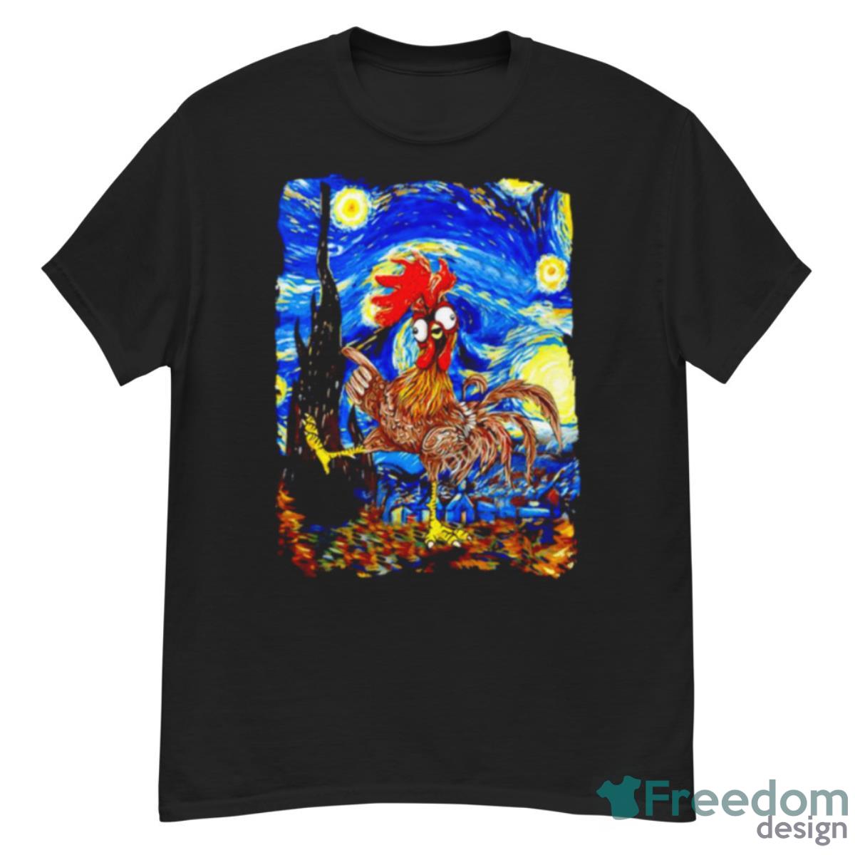 Chicken Starry Night Van Gogh Shirt - G500 Men’s Classic T-Shirt