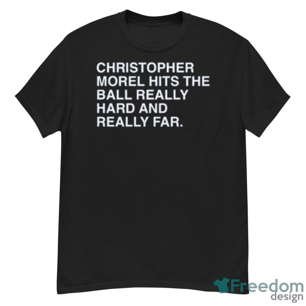 Christopher Morel Hits The Ball Really Hard And Really Far Shirt - G500 Men’s Classic T-Shirt