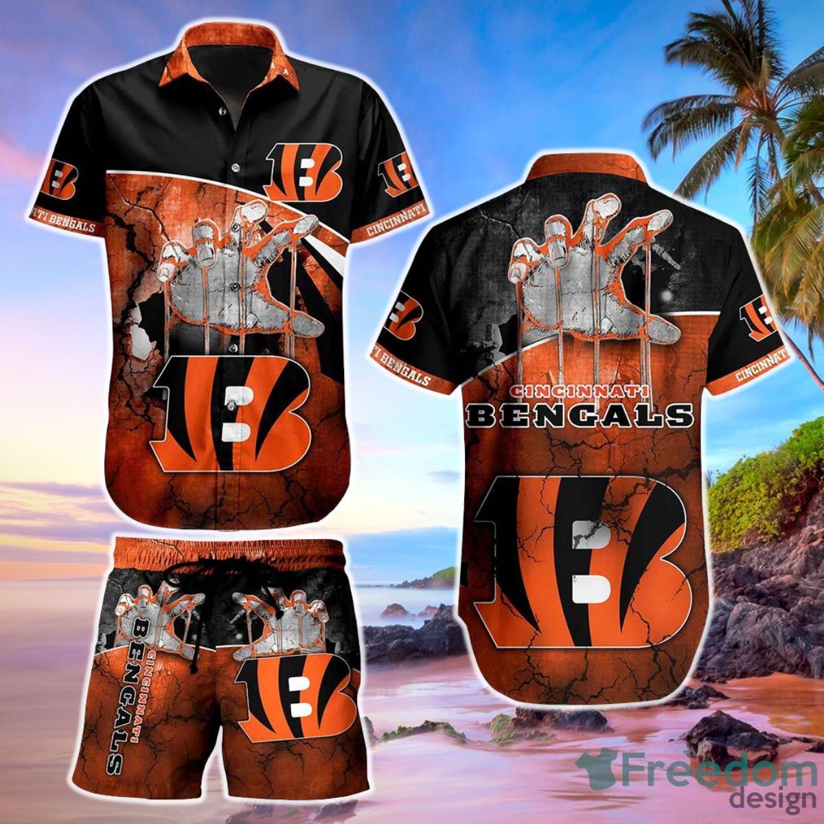 Cincinnati Bengals NFL Hawaiian Shirt And Short Style Summer Product Photo 1